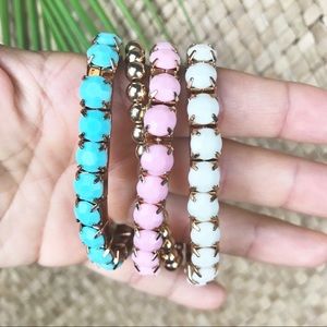 🔴4x$25 Set 4 bracelets pastel colors